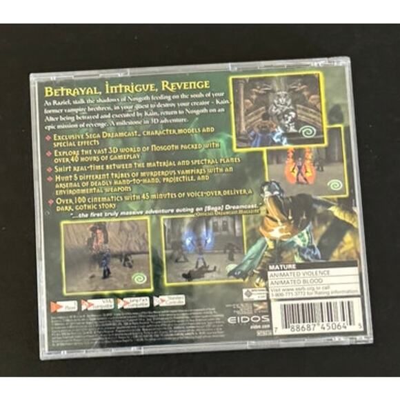 Legacy of Kain: Soul Reaver (Sega Dreamcast, 2000) Complete Video Game - Picture 3 of 3